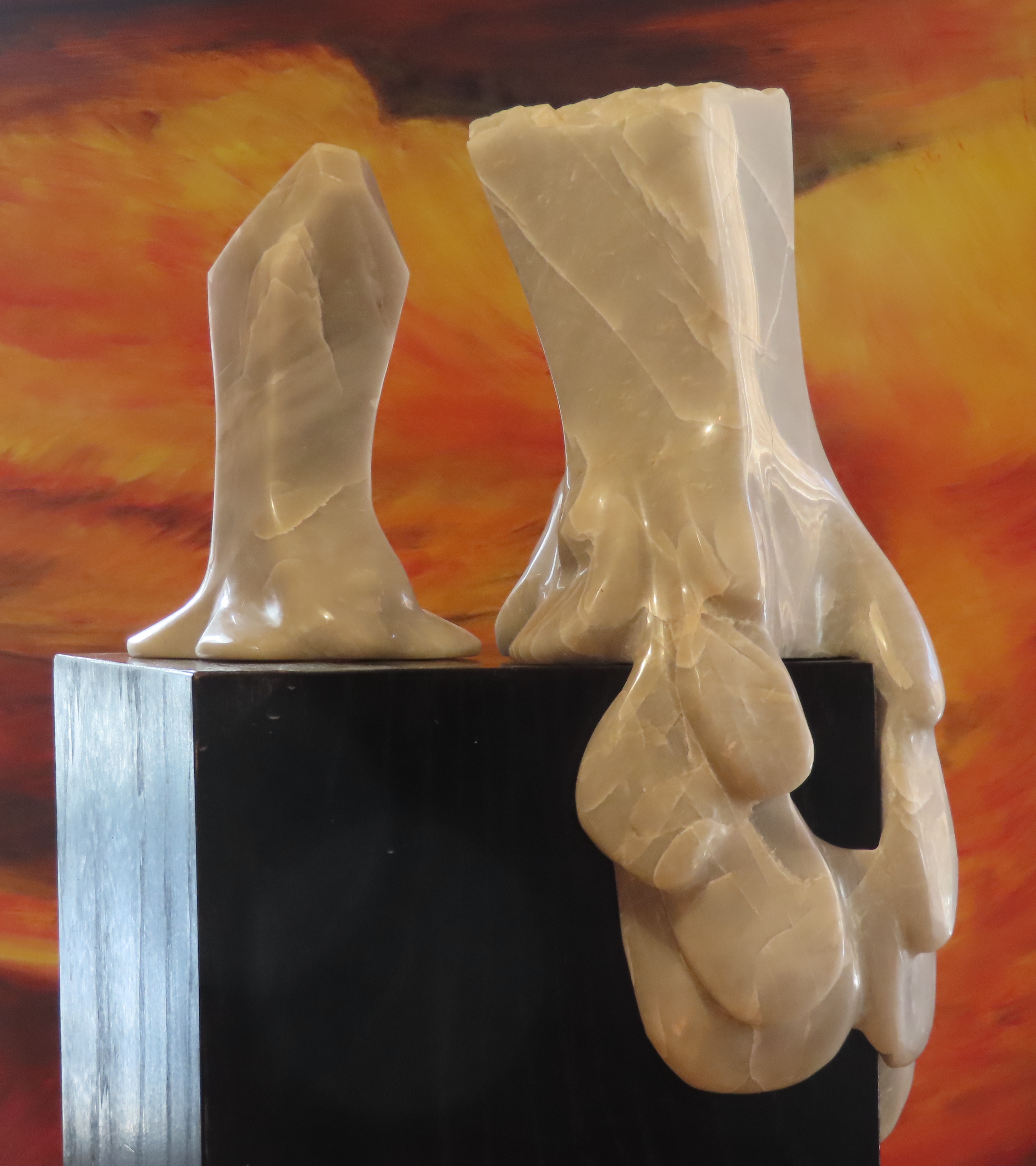 Point de Passage,février 2026, 20cm x 4cm x 5cm,sculpture en quartzite provenant de la carrière La Cloche, adjacente à l’île Manitoulin, en Ontario.